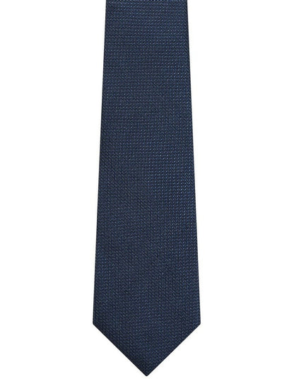 Silk Texture Tie in Navy