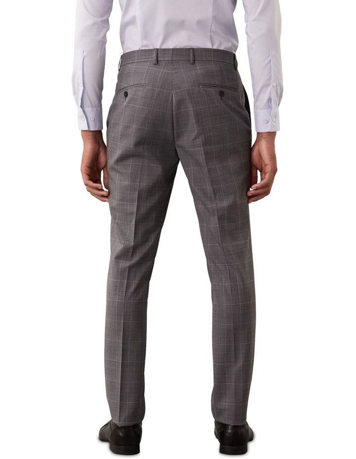 X-SLIM SUIT PANT PRINCE OF WALES CHECK BLUE