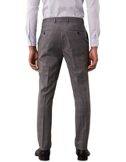 X-SLIM SUIT PANT PRINCE OF WALES CHECK BLUE