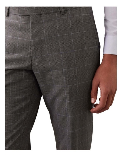 X-SLIM SUIT PANT PRINCE OF WALES CHECK BLUE