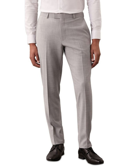 X-Slim Bi Stretch Twill Suit Pant in Grey