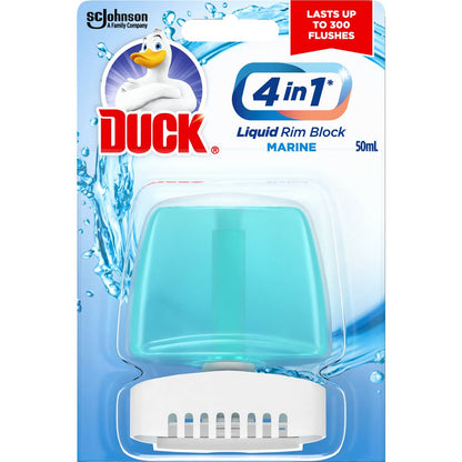 Duck Liquid Rim Block Toilet Cleaner Marine 50ml