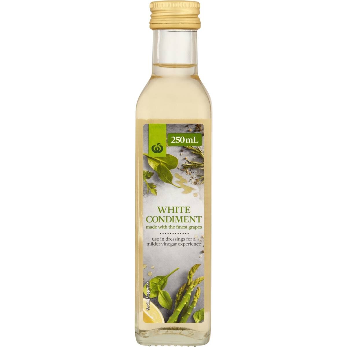 Woolworths Vinegar Balsamic White 250ml