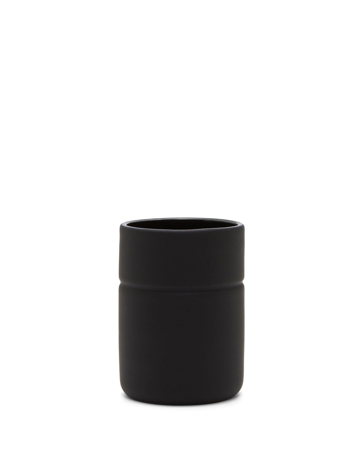 Soft Touch 11cm Ceramic Tumbler Black