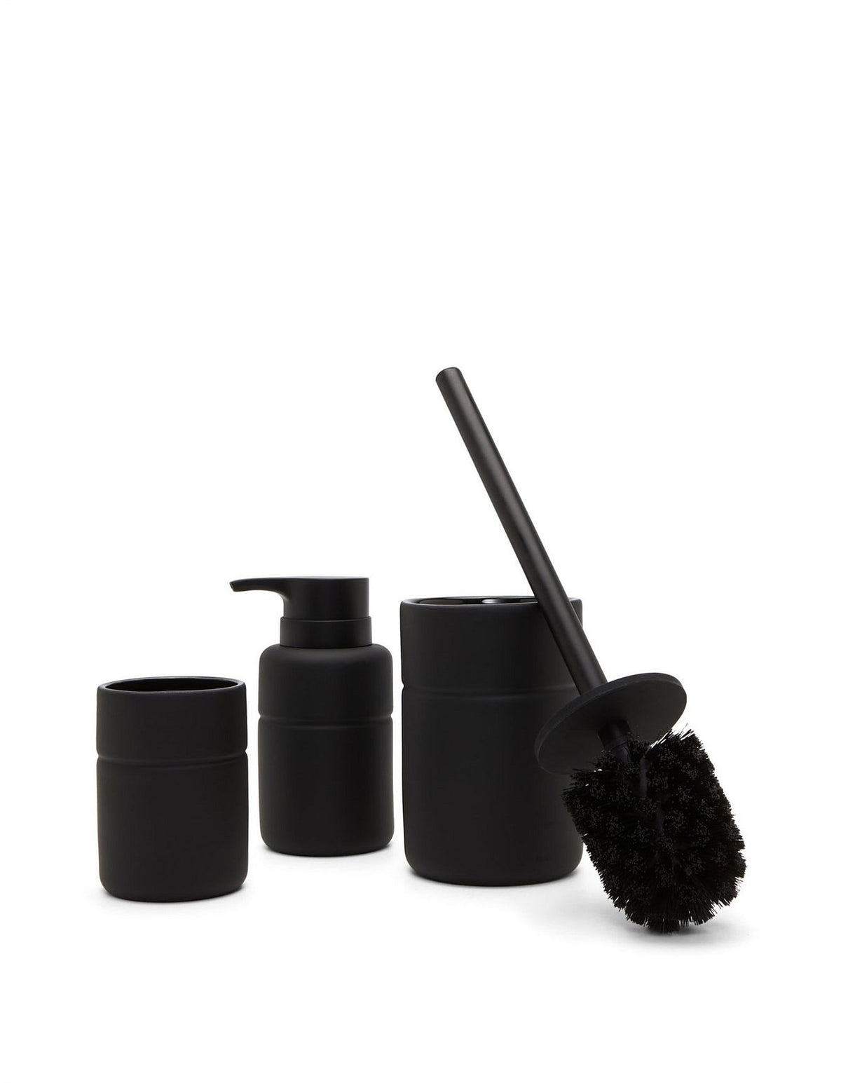 Soft Touch 11cm Ceramic Tumbler Black