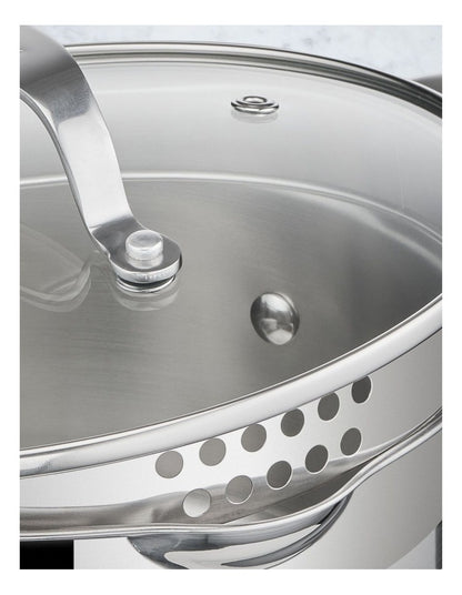 Cook Smart Induction Stainless Steel Uncoated Set 5 Pack in Silver