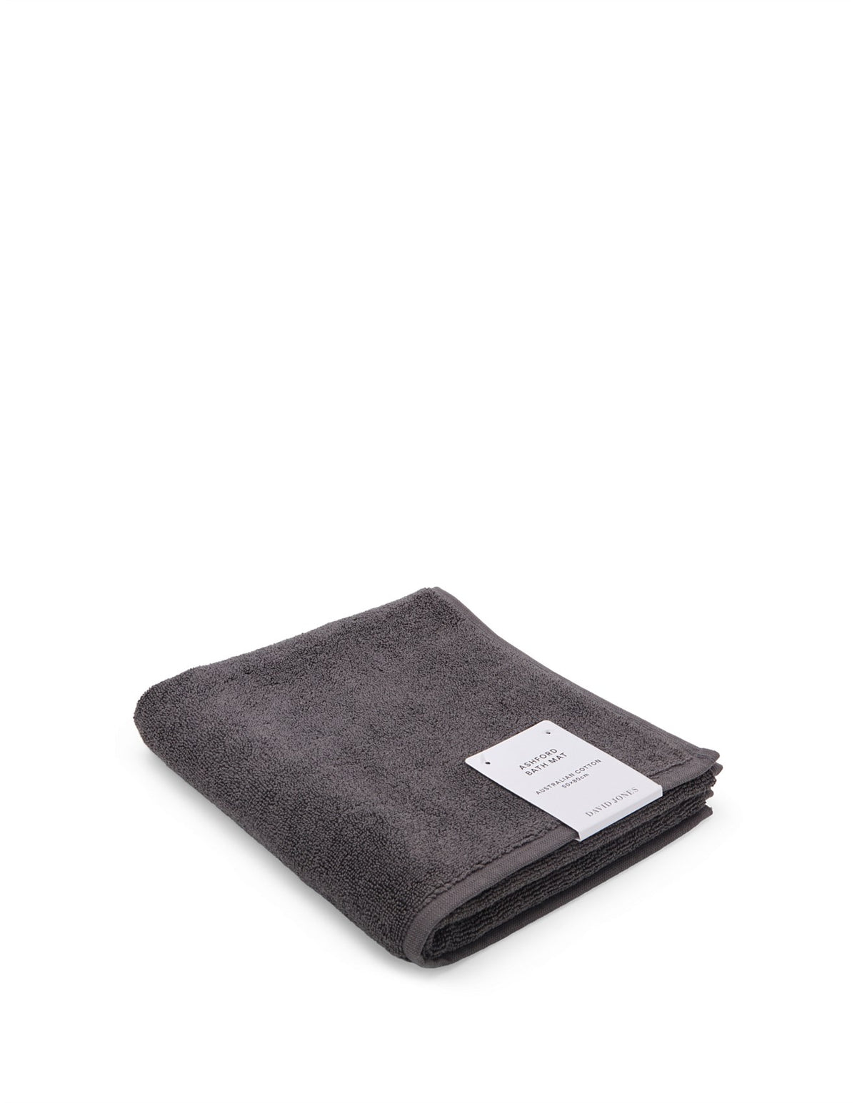 Ashford Australian Cotton Bath Mat Charcoal