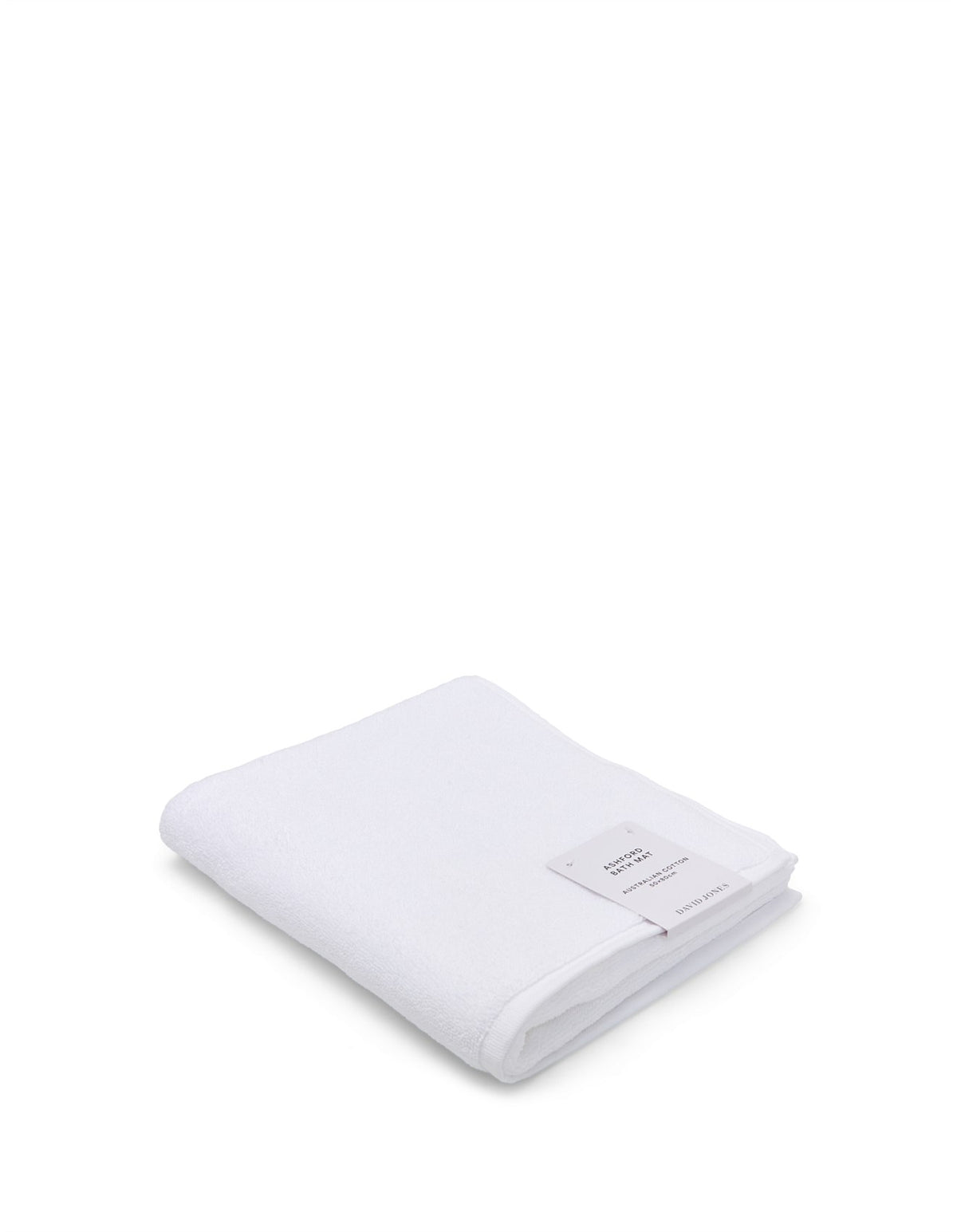 Ashford Australian Cotton 30cm x 26cm Bath Mat White