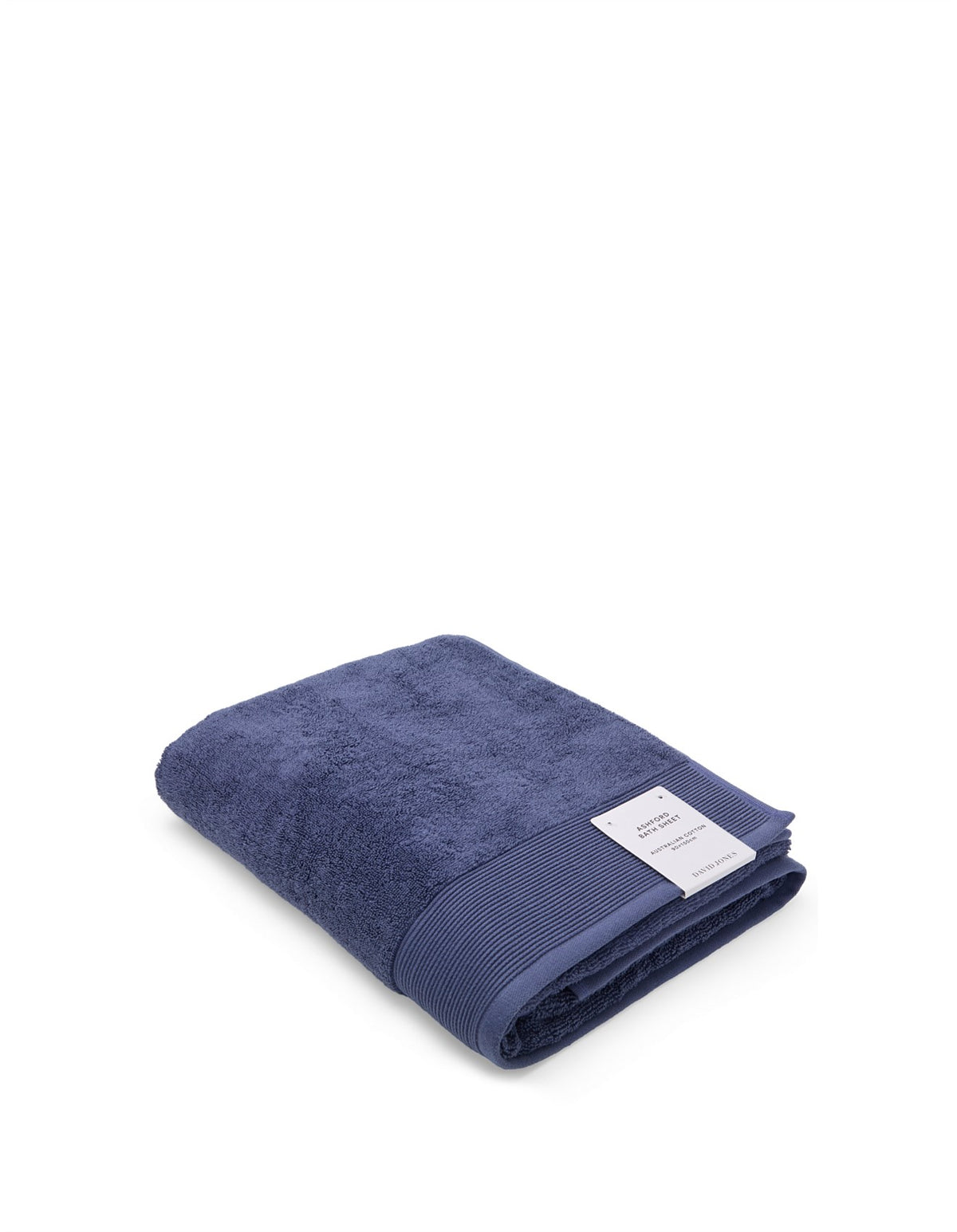 Ashford Australian Cotton 90cm x 150cm Bath Sheet Blue