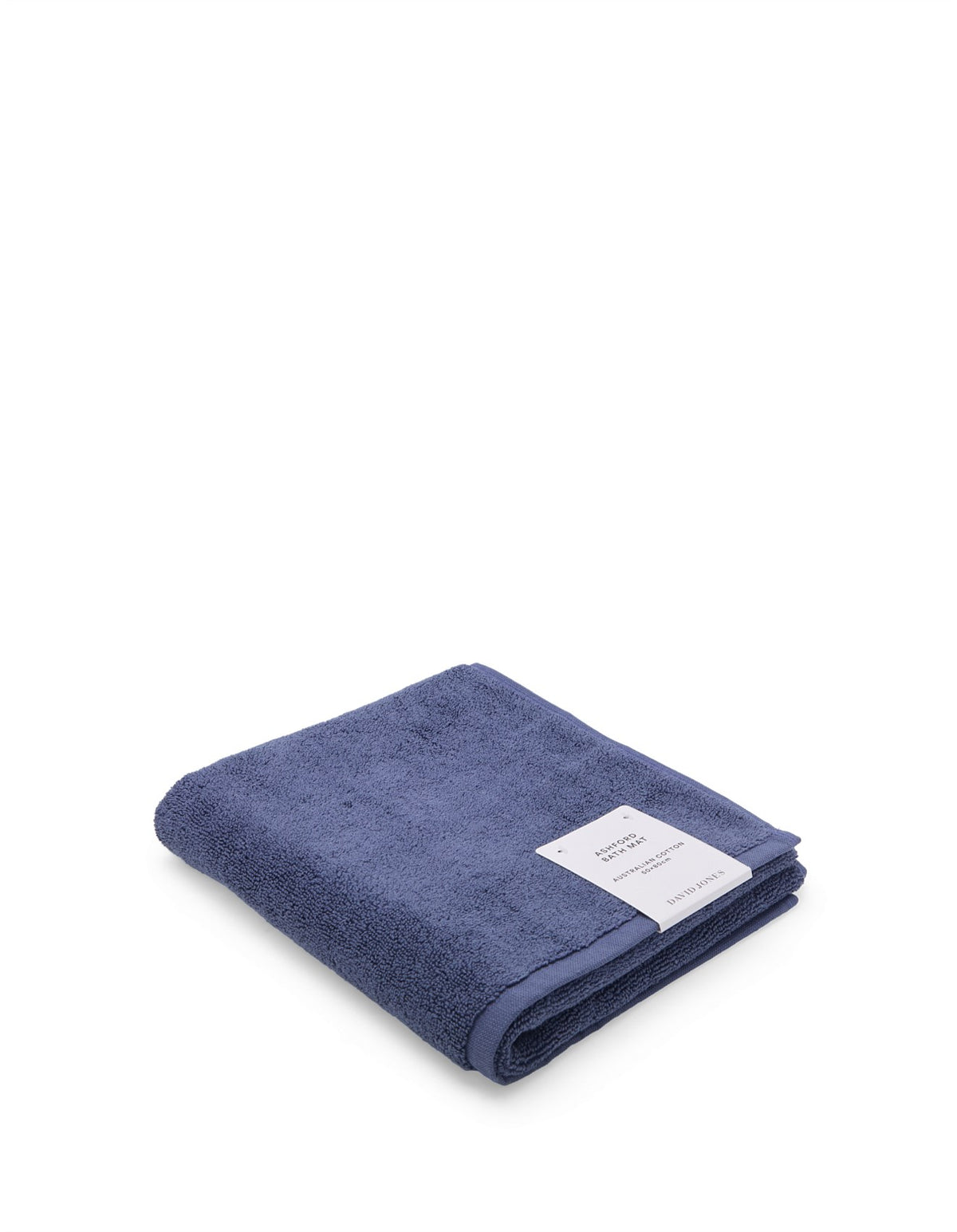 Ashford Australian Cotton Bath Mat Blue