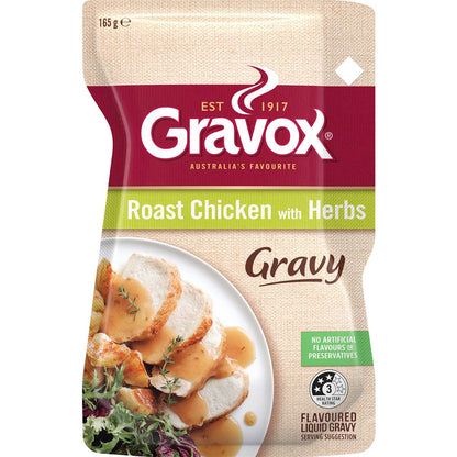 Gravox Roast Chicken With Herbs Liquid Gravy Pouch 165g