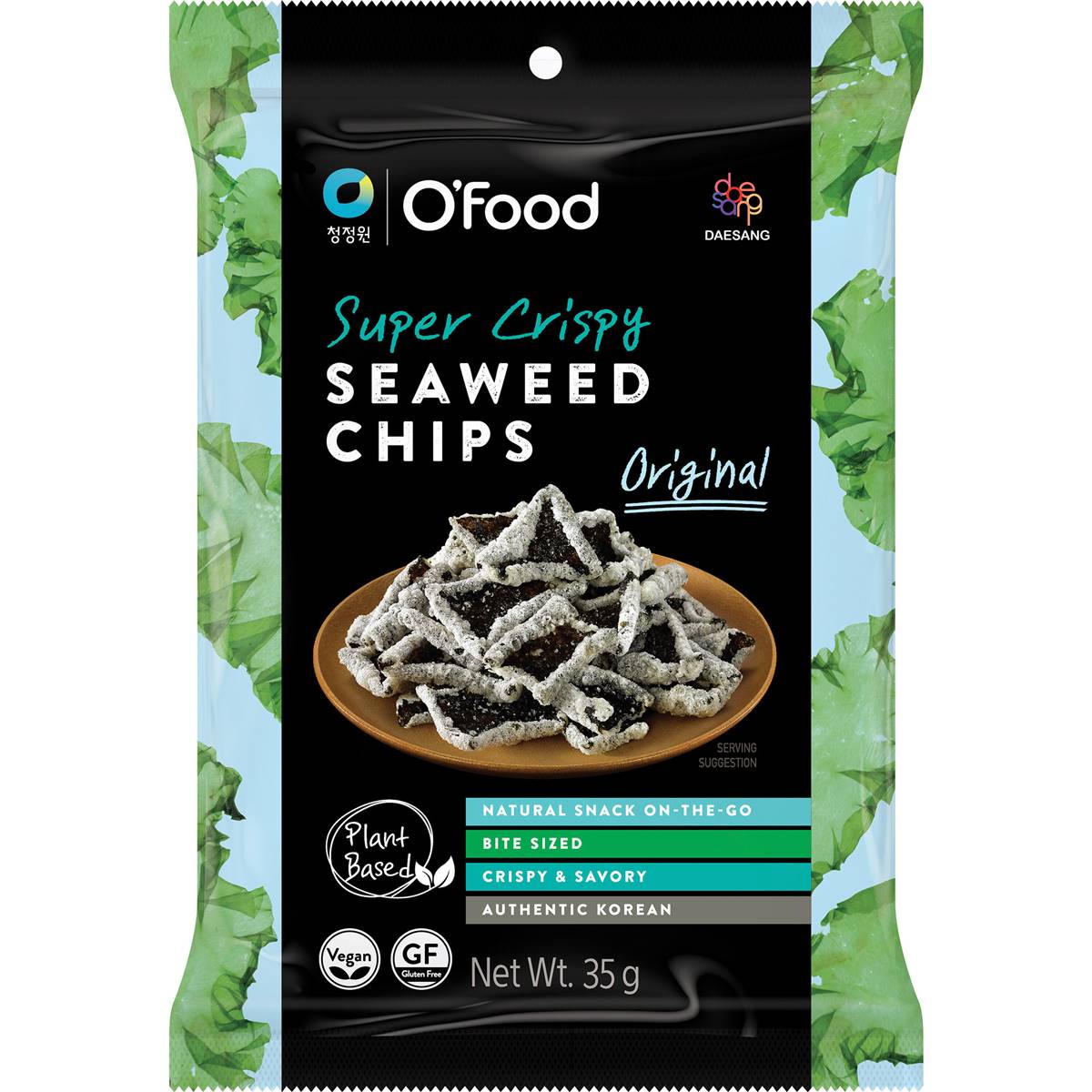 O'Food Seaweed Chips Original Chips Original 35g