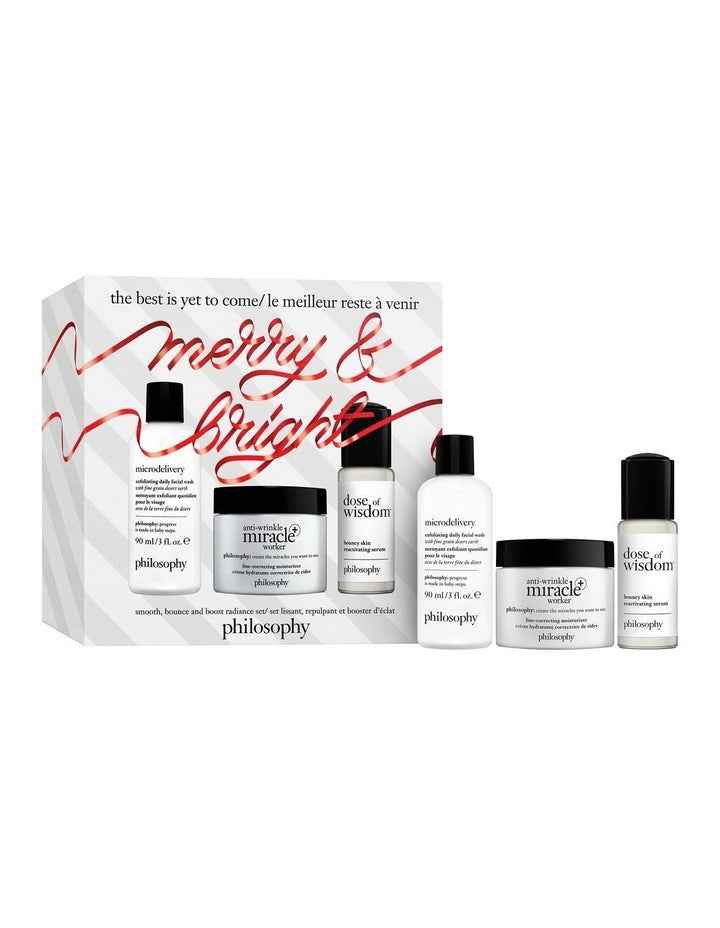 The Best Is Yet To Come Premium Skincare Holiday Gift Set 3 Piece