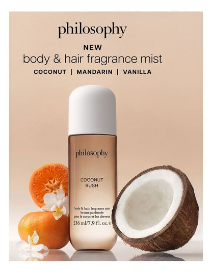 Coconut Rush Body And Hair Fragrance Mist 236ml