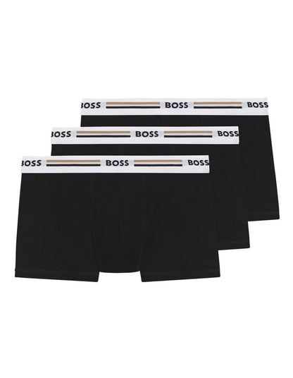 Revive Cotton Stretch Trunks 3 Pack in Black