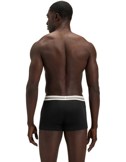 Revive Cotton Stretch Trunks 3 Pack in Black
