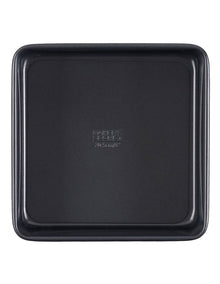 Ultimate Non-Stick Loose Base Square Cake Pan 20.5cm in Black