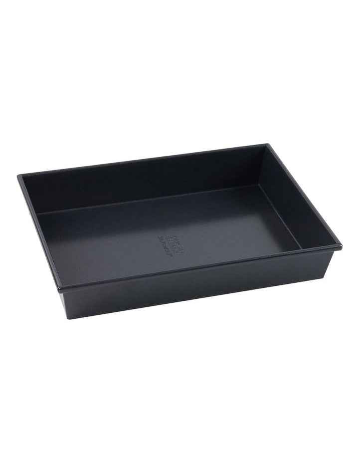 Ultimate Non-Stick Rectangular Cake Pan 33x23cm in Black