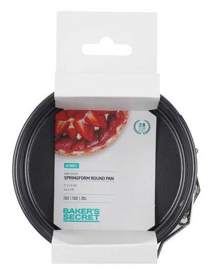 Ultimate Non-Stick Springform Round Cake Pan 11.5cm in Black