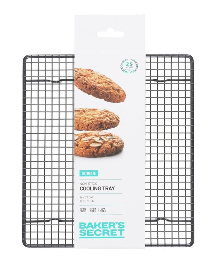 Ultimate Non-Stick Cooling Tray 26x23cm in Black