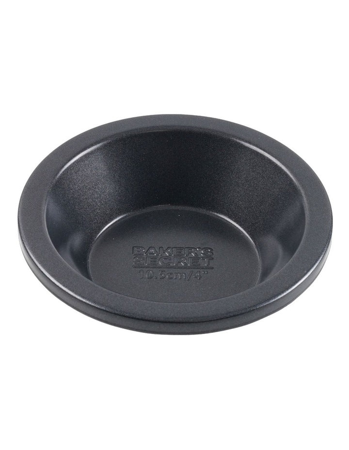 Ultimate Non-Stick Individual Round Pie Dish 10.5cm in Black
