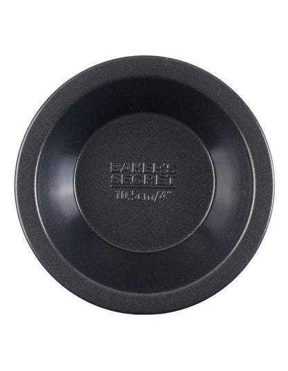 Ultimate Non-Stick Individual Round Pie Dish 10.5cm in Black