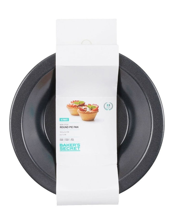 Ultimate Non-Stick Individual Round Pie Dish 10.5cm in Black
