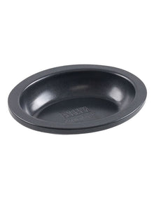 Ultimate Non-Stick Individual Oval Pie Dish 13.5x10cm in Black