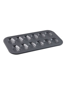 Ultimate Non-Stick 12 Cup Madeleine Pan 44.5x22.7cm in Black