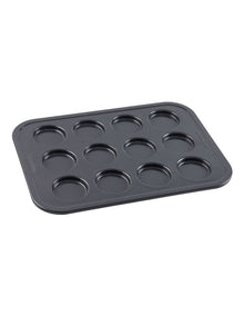 Ultimate Non-Stick 12 Cup Macaron Pan 40x29cm in Black