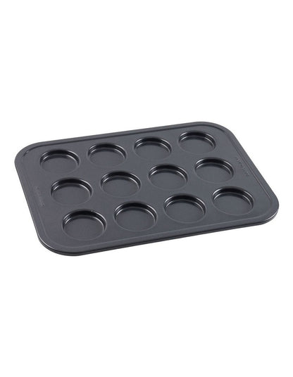 Ultimate Non-Stick 12 Cup Macaron Pan 40x29cm in Black