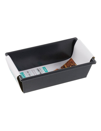 Ultimate Non-Stick Box Sided Loaf Tin 22x11.5cm in Black