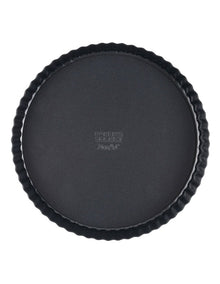 Ultimate Non-Stick Loose Base Round Tart Quiche Pan 24cm in Black