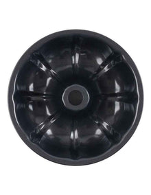 Ultimate Non-Stick Fluted Ring Cake Pan 23cm in Black