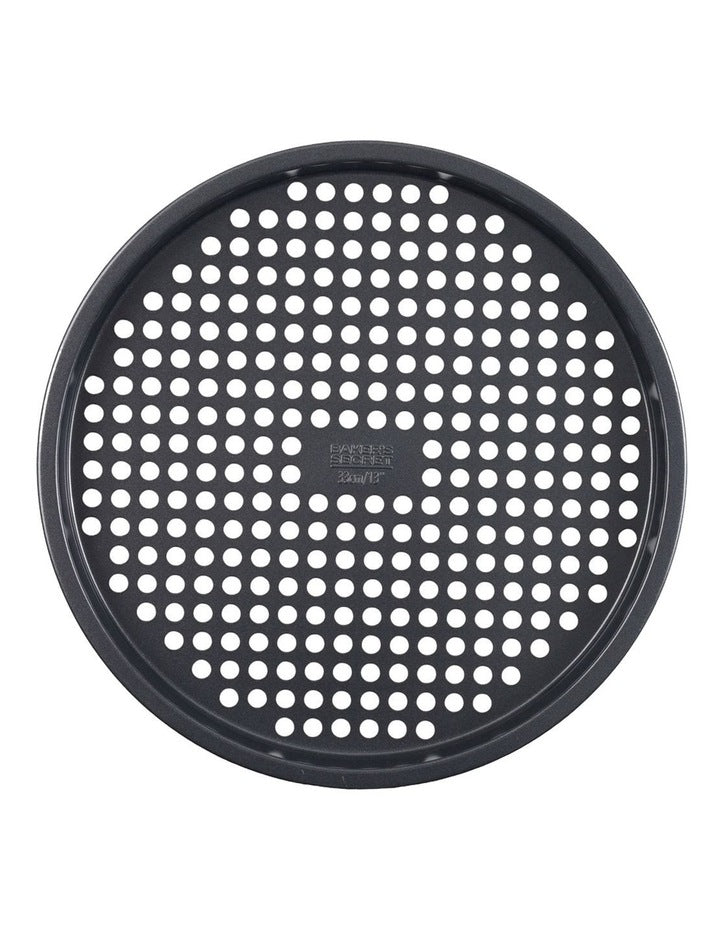 Ultimate Non-Stick Round Pizza Crisper 33cm in Black
