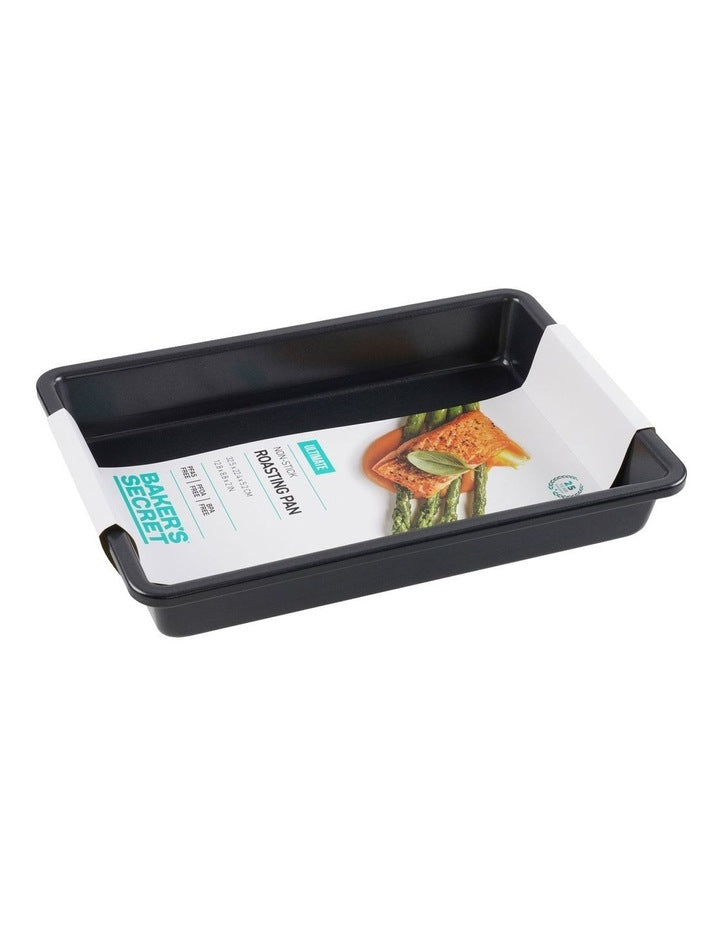 Ultimate Non-Stick Medium Roasting Pan 33x22.5cm in Black