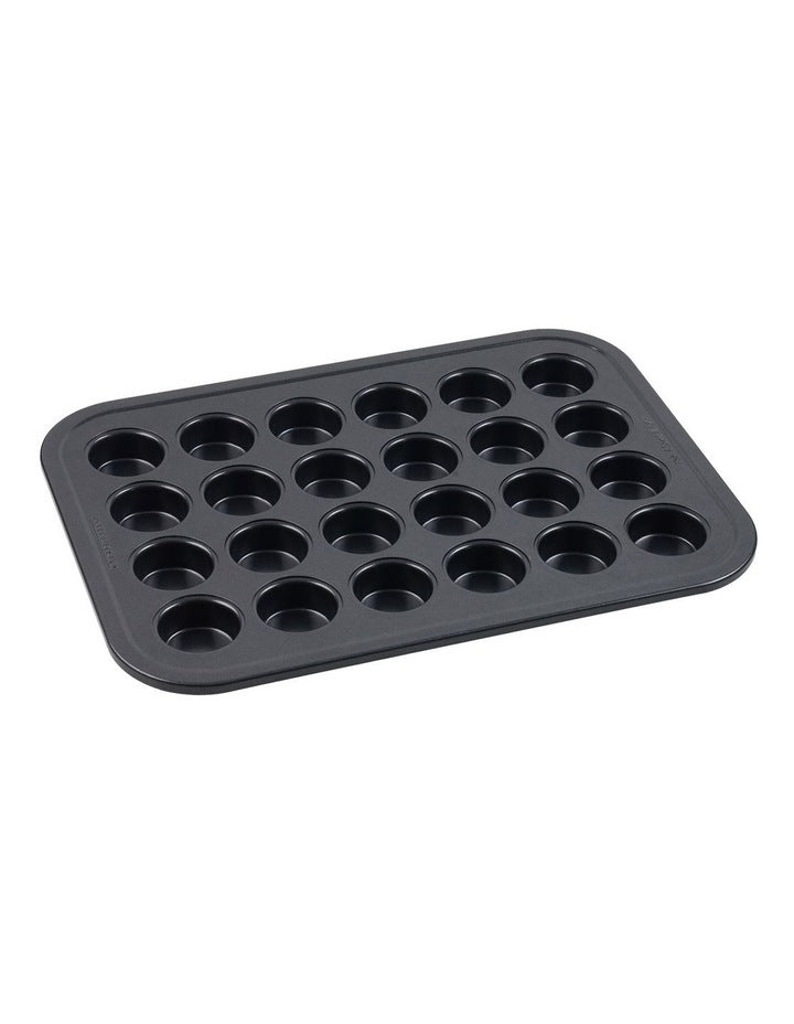 Ultimate Non-Stick 24 Cup Mini Muffin Pan 40x29cm in Black