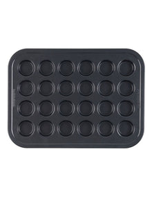 Ultimate Non-Stick 24 Cup Mini Muffin Pan 40x29cm in Black