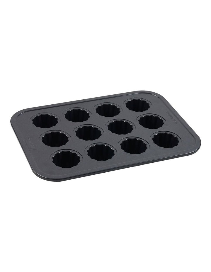 Ultimate Non-Stick 12 Cup Canele Pan 40x29cm in Black
