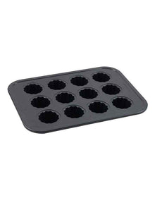 Ultimate Non-Stick 12 Cup Canele Pan 40x29cm in Black