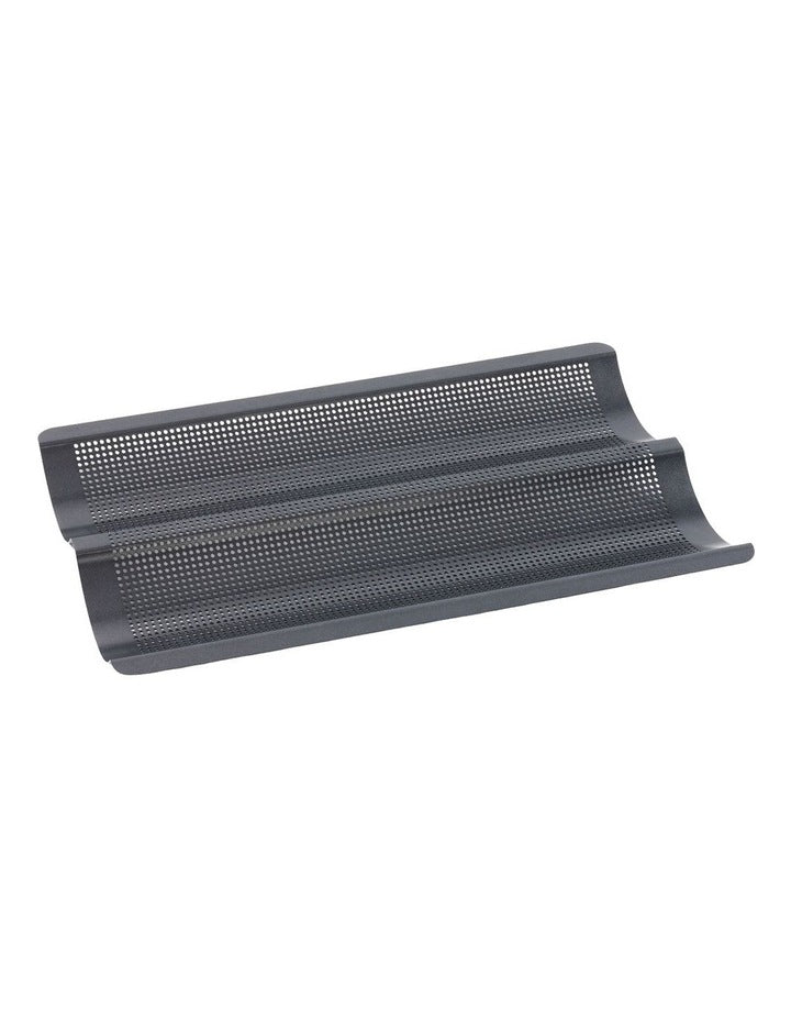 Ultimate Non-Stick Crisping Baguette Tray 38x24cm in Black
