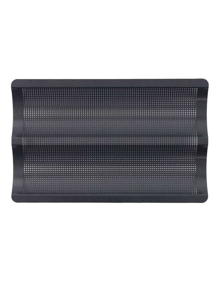 Ultimate Non-Stick Crisping Baguette Tray 38x24cm in Black