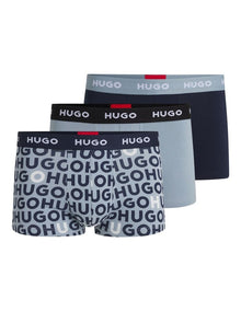Triplet Cotton Stretch Trunks 3 Pack in Multi