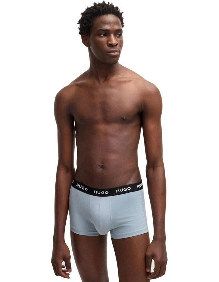 Triplet Cotton Stretch Trunks 3 Pack in Multi