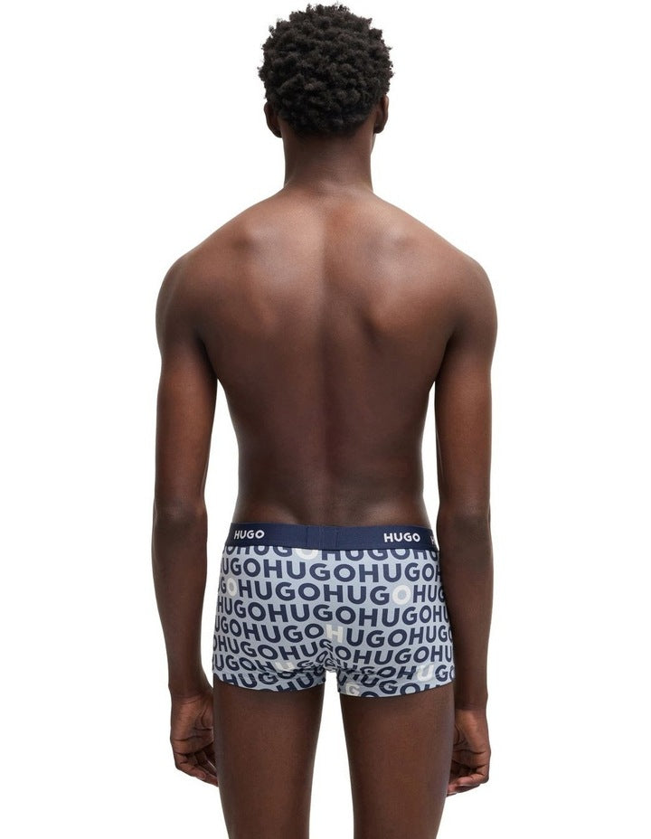 Triplet Cotton Stretch Trunks 3 Pack in Multi