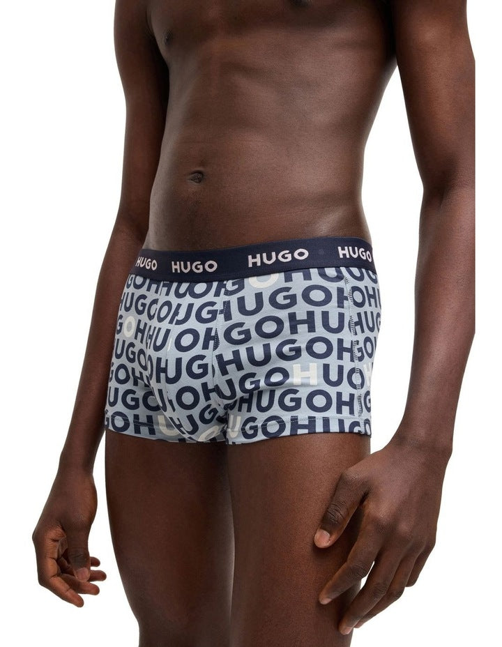 Triplet Cotton Stretch Trunks 3 Pack in Multi