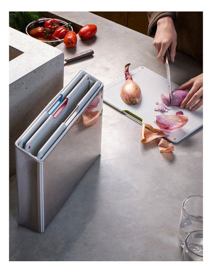Folio Steel Board Set 4 Pieces in Light Stone