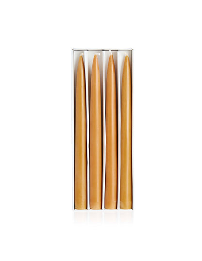 Chandelles 25cm Set of 4 Tapered Candles Caramel