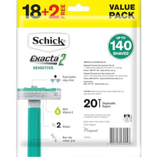 Schick Mens Razor Exacta 2 Disposable Sensitive 18 pack