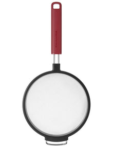 Stainless Steel Mesh Sieve in Empire Red